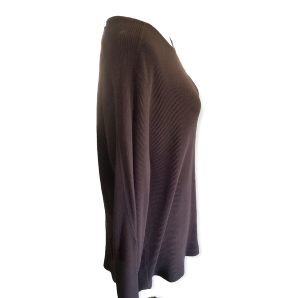 Men's Polo, by Ralph Lauren waffle weave pullover sweater in cocoa brown sz XL - Picture 4 of 6